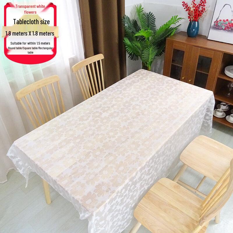 ZISIZ Thickened Rectangular Disposable Tablecloth