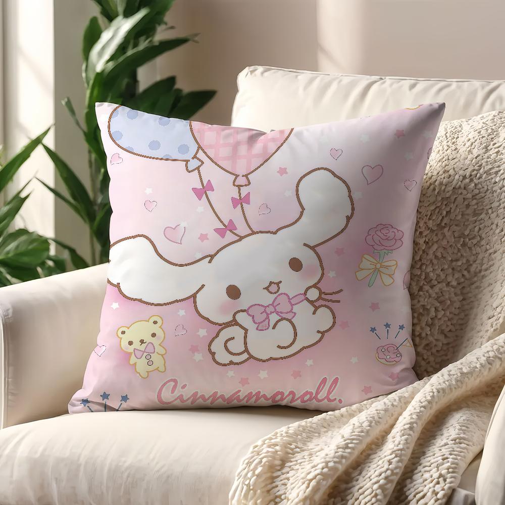 C-Cinnamorolls Dog Cushion Cover For Pillow Printing Sofa Decoration Home Car Room Coffee Shop Office Nordic Simplicity