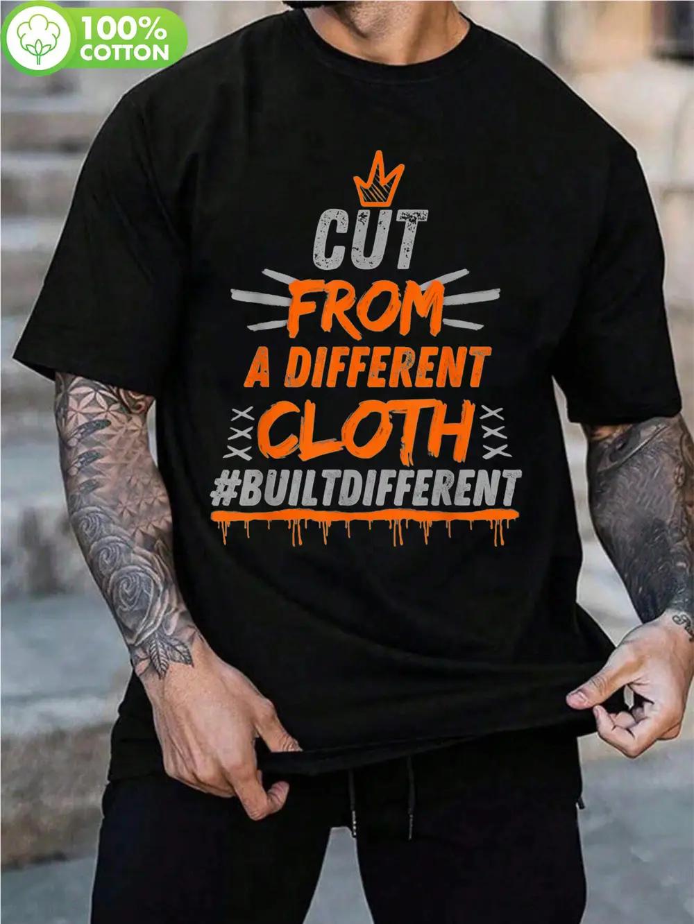 Black Graphic T-shirt -  Cut From a Different Cloth  Crown & Splatter Print S