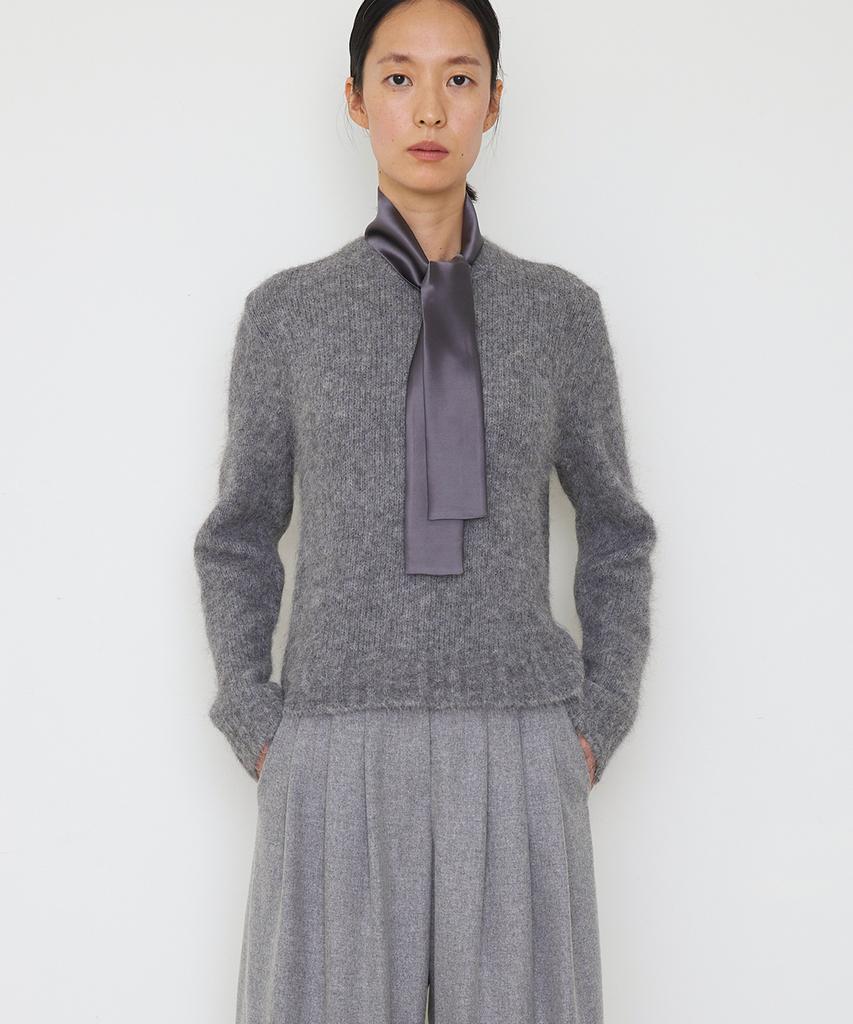 MANUELLE ET GUILLAUME Alpaca Gray Knit