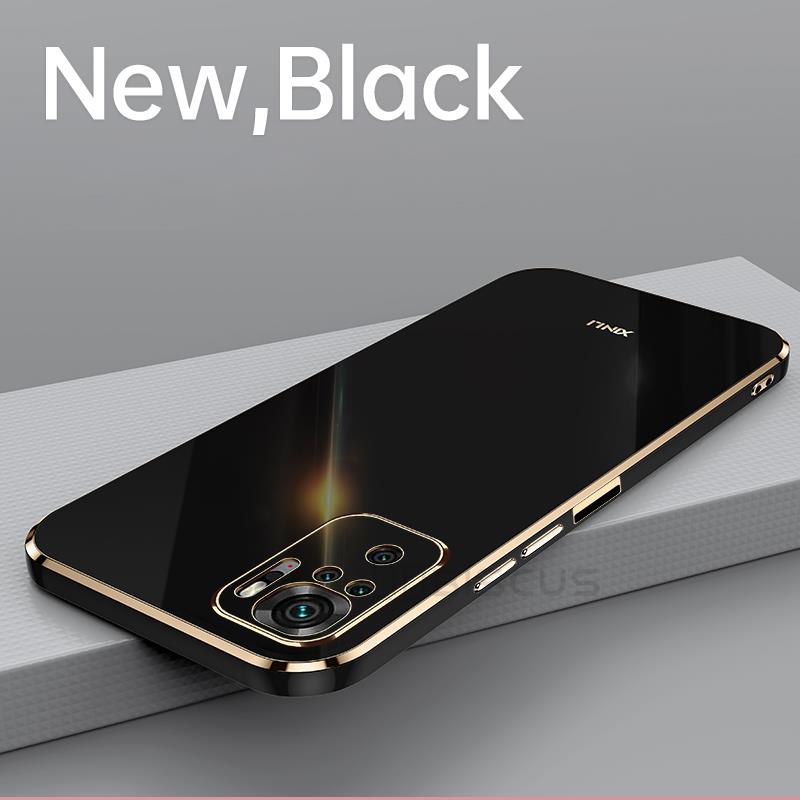 Case For Xiaomi Redmi Note 10 Pro 10S 7 8 8T Redmi Note 11 Pro 5G 11S Redmi 12 13C 12C A2 10C 9C A1 9A 9 Luxury Plating Silicone