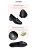 2025 Spring/Autumn Comfortable Soft Leather Chunky Heel Shoes for Women - Versatile for Middle-Aged and Elderly
