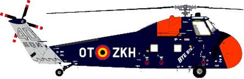 DCD4841 Belgian Air Caution Data Decal 1/48 Force/Navy S-58/HSS-1