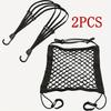 Black Elastic Bungee Cord with Hooks for Motorcycle & Bike, Helmet Net Strap, Stretchable Luggage Organizer, Secure & Durable, for Outdoor Travel