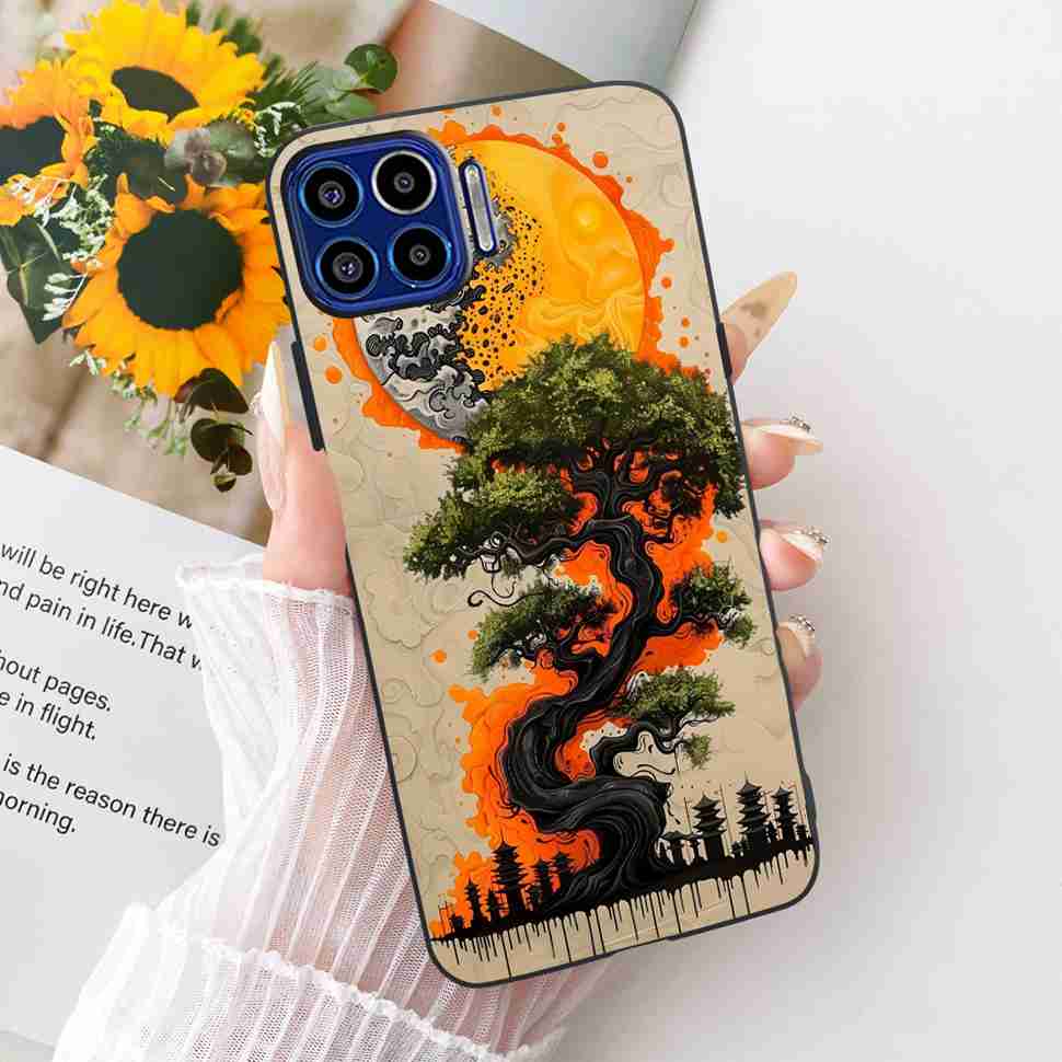 Für Motorola One 5G 6,7" Hülle Neueste Beliebte Drucke Silikon TPU Schwarze Abdeckung Für Motorola One MOTO ONE 5G Handyhüllen Bumper