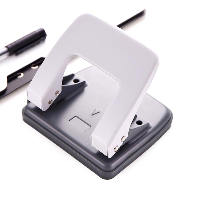 Zwei-Loch-Locher Tragbares Lochwerkzeug Müheloses Lochen 20 Blatt Kapazität für Scrapbooking Fotoalbum