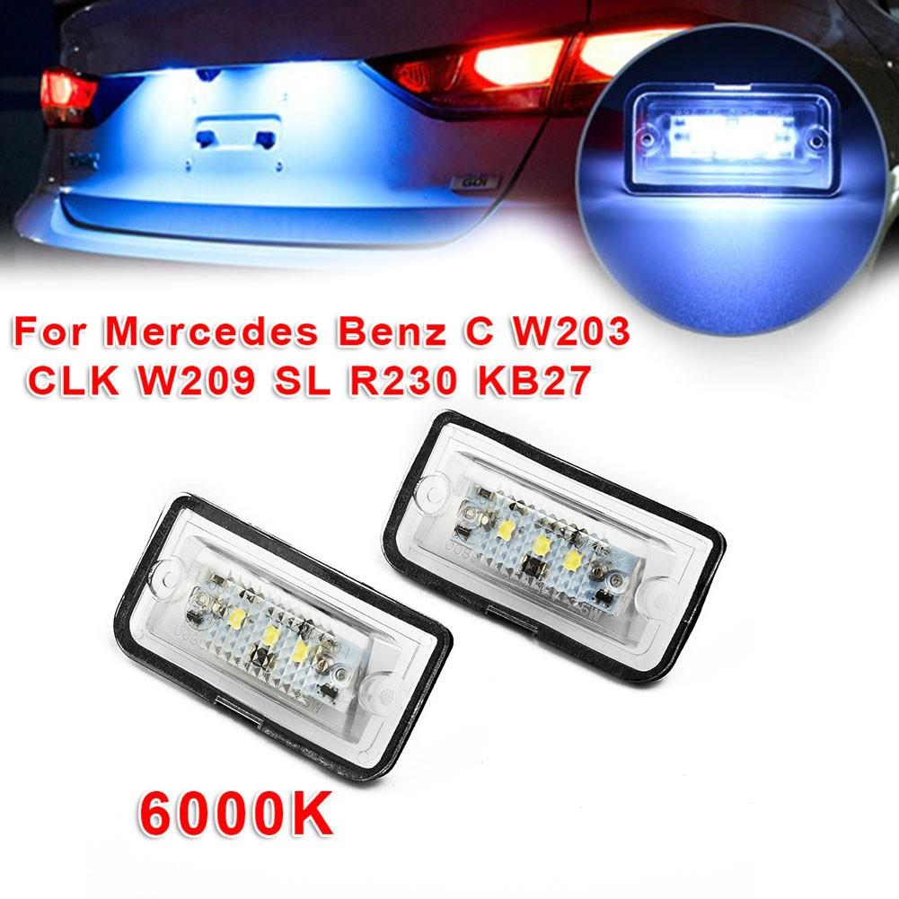 

Подсветка номерного знака автомобиля 2 шт. наружная для седана Mercedes C-Class W203