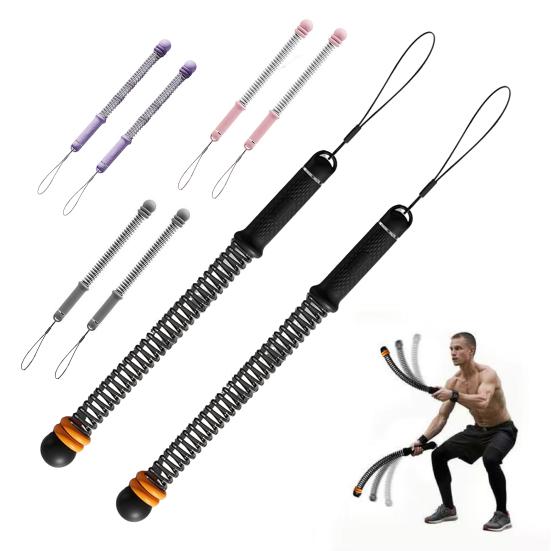 1 Pair Ropeless Battle Rope Men Women Arm Exerciser Cardio Muscle Strength Training Cordless Workout Rope Home Gym Fitness Equipment