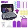 DIY Diamond Painting Kit: Funnel, Drill Pen, 60 Compartment Bottles, 30 Storage, Butterfly Bag