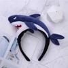 Washing Face Hair Accessories Women Plush Shark Fish Cartoon Hair Hoop Hairband Dinosaur Headbands