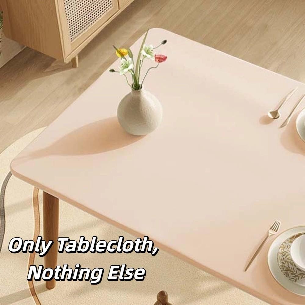 Smooth Imitation Sheepskin Tablecloth Rectangular Desk Protection Cover  Dining