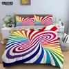 Psychedelic Digital Printing Bedding Set 3D Duvet Cover Set Microfiber Adults Women Single Queen King Twin Full Size Duvet Cover