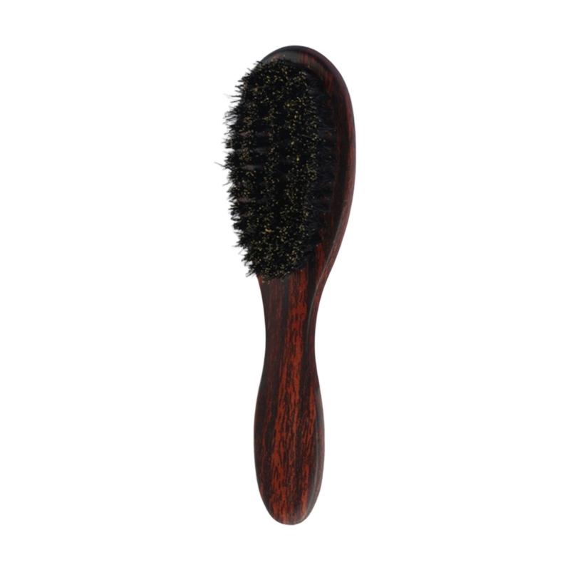 Natural Wood Hair Brush For Sensitive Scalp Gentle Voluminous Hair Anti Static Portable