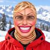 Gorro Bufanda de Esquí Divertido con Estampado 3D de Invierno para Hombres, para Deportes al Aire Libre