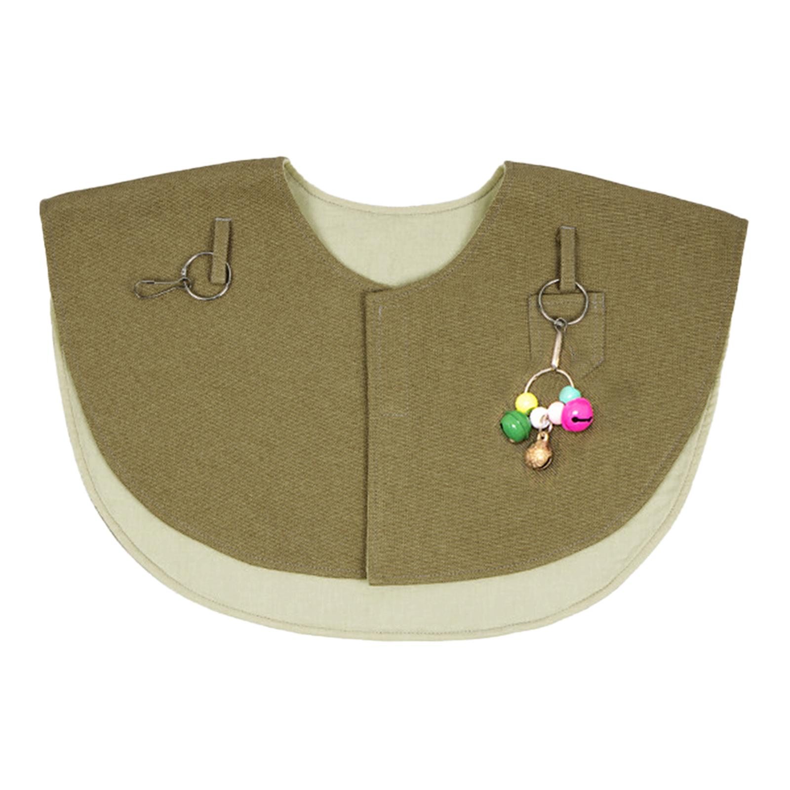 

Защитная шаль для плеч от попугаев, подгузники, одежда против укусов, подгузник для домашних животных, подгузник для корелл, ара, попугаев зелёный