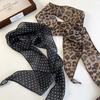 Boho Scarf Belt Leopard Print Women Neckerchief Trendy Hair Band Head Wrap