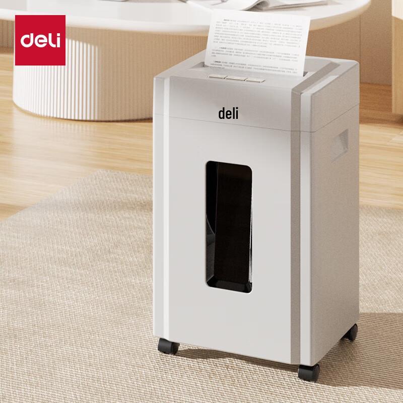 

Deli 9904 Commercial Shredder, P-5 Security, 8-Sheet Capacity