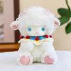 Soft Angel Sheep Plush Toy Adorable Fluffy Stuffed Doll Sweet Sleep Companion Perfect for Girls Birthday Gift Nursery Decor