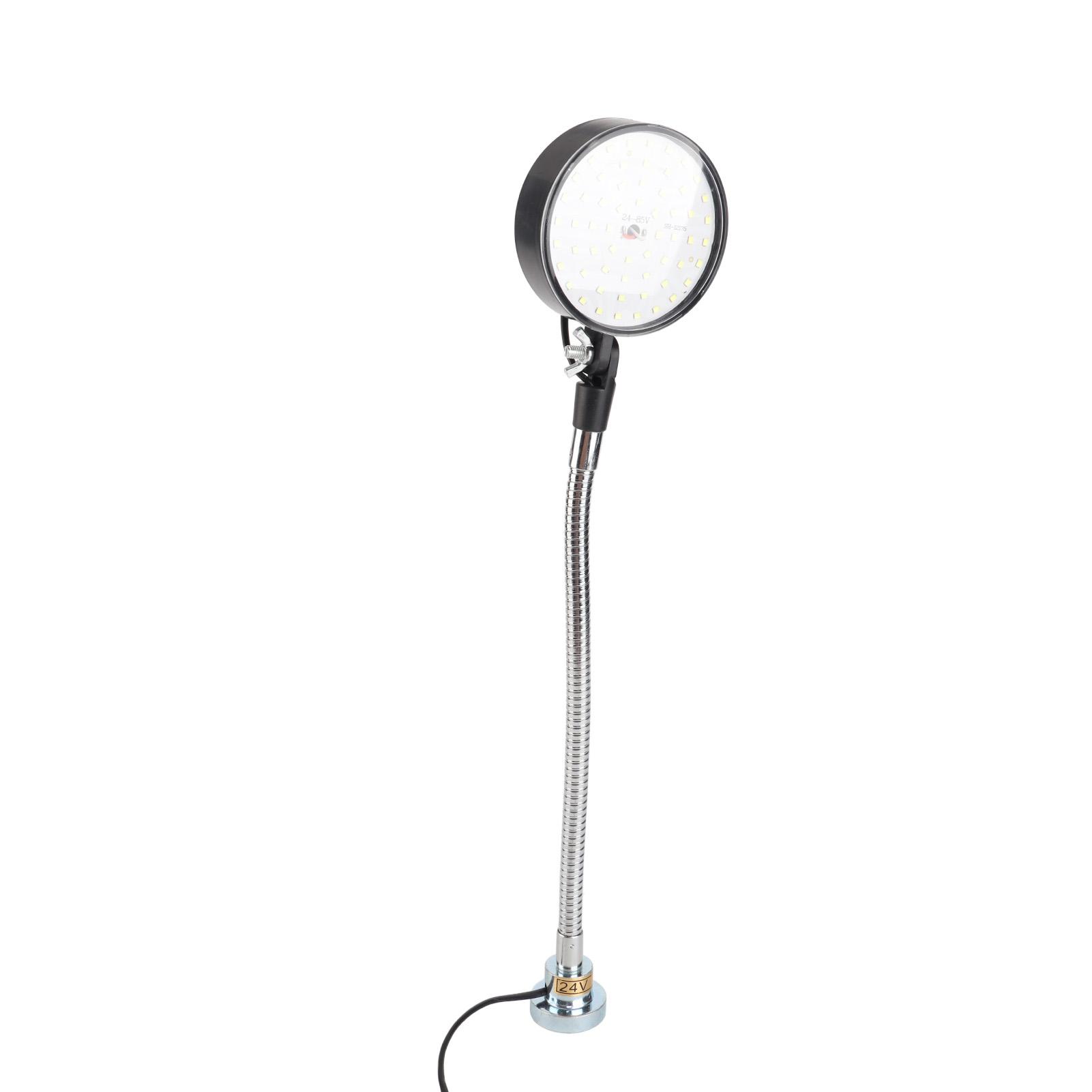 

Magnetic Base Lamp High Brightness Alloy Steel Flexible Gooseneck Work Lamp for Reading DC24V