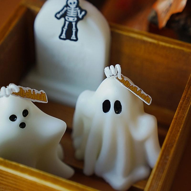 Halloween Spooky Silicone Molds Chocolate Molds Cake Fondant Molds for Making Candle Soap Chocolate Epoxy Resin Project
