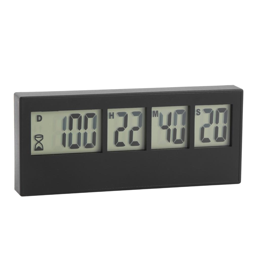 999 Days Countdown Clock Large Screen Stylish Easy To Set Count Down Days Timer for Wedding Holiday Anniversary Test
