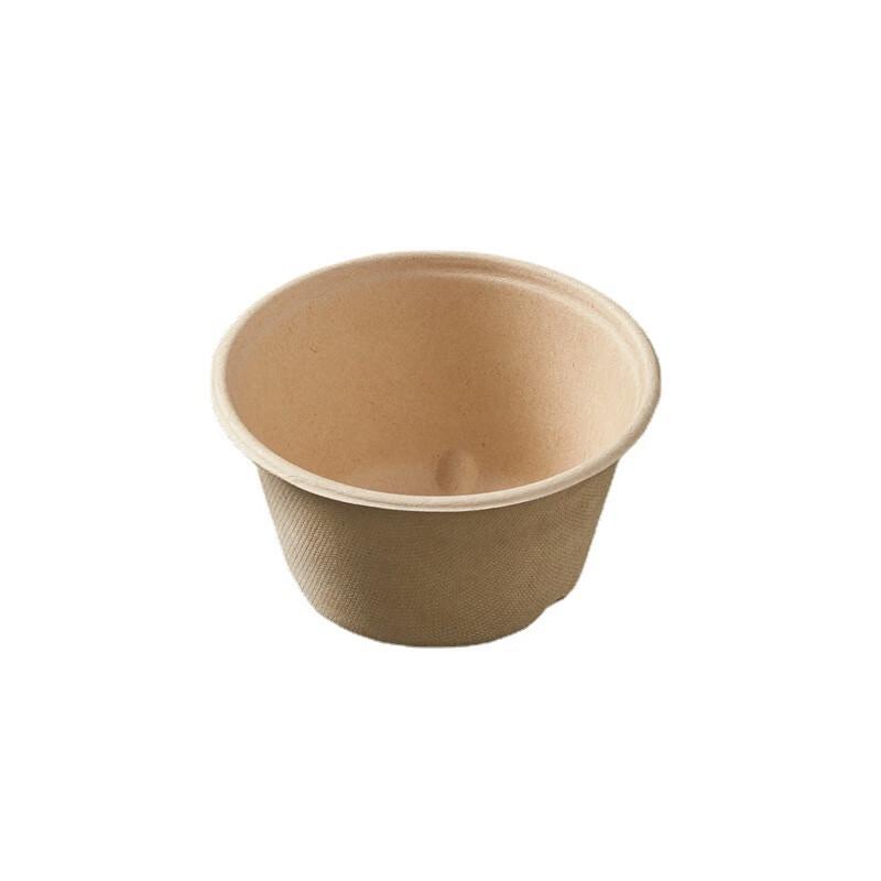 220ml Degradable Douli Paper Bowl with Transparent Lid
