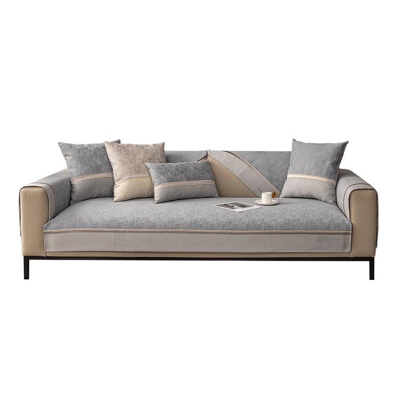 Sofakissen, leicht, luxuriös, rutschfest, vier Jahreszeiten, universell, modern, einfach, High-End-Kissen, Armlehne, Rückenlehne, Handtuchbezug, Stoff, Sofabezug