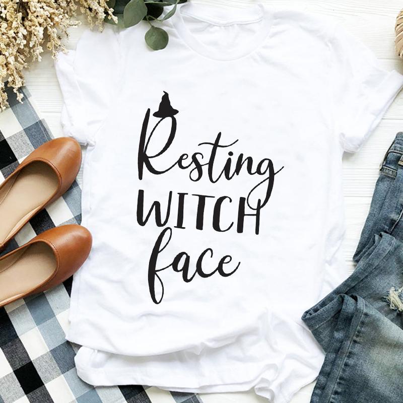 Women Lady Floral Truck Pumpkin Halloween Thanksgiving Print Womens Clothes Shirt T Tee For Tshirt Female