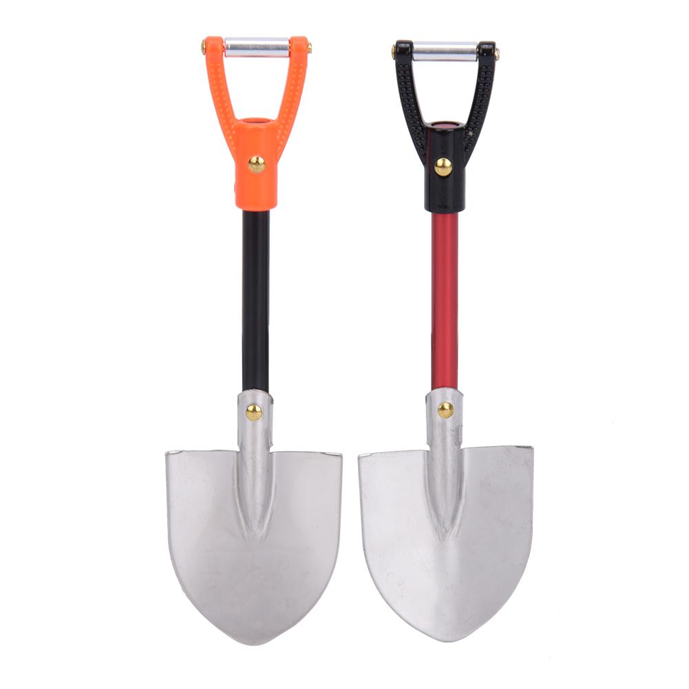 2 PCS / Set Simulation Metal Shovel RC Car Decoration Accessory Fit for 1/10 RC Crawler