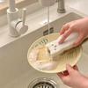 Cat Scrub Sponges 4x Cute Scrub Sponges For Pots Multifunctional Household Dishwashing Tools Reusable Dishwashing Cloth Scrubber