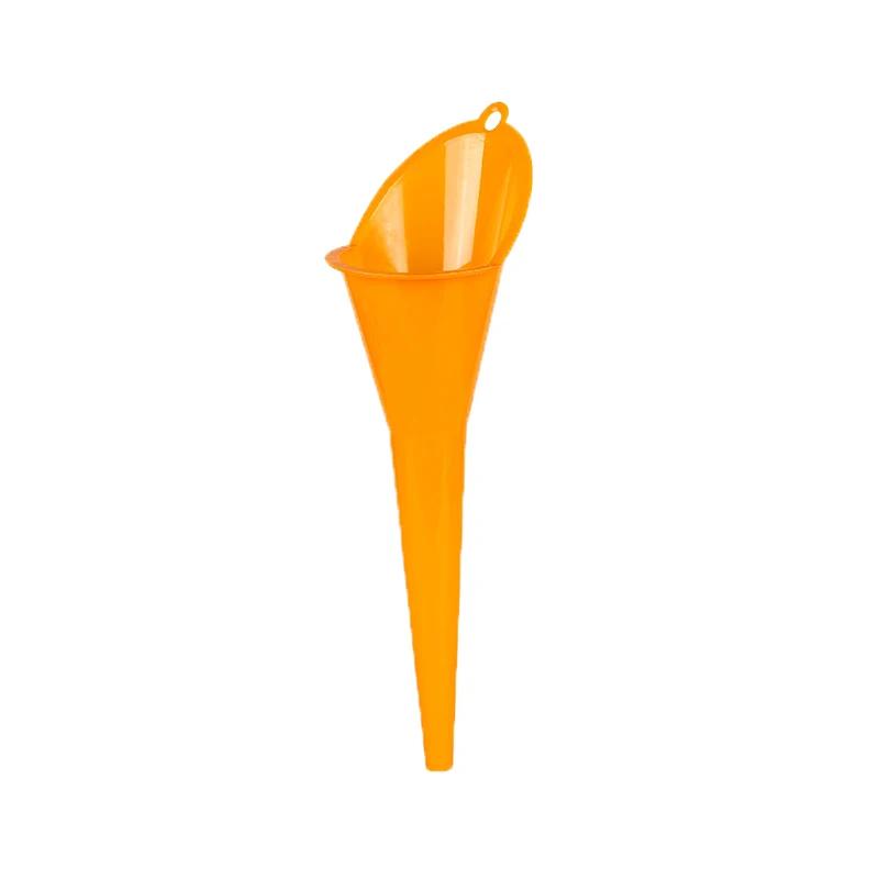 

Car Refueling Longer Funnel Anti-splash Plastic Auto Long Mouth Oil Funnels Engine Funnel Motorcycle Refueling Car Accessories 1PC оранжевый