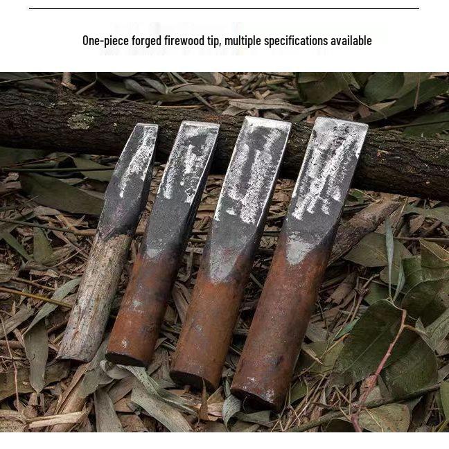 Heavy-Duty All-Steel Forged Firewood Splitting Axe for Household and Outdoor Use