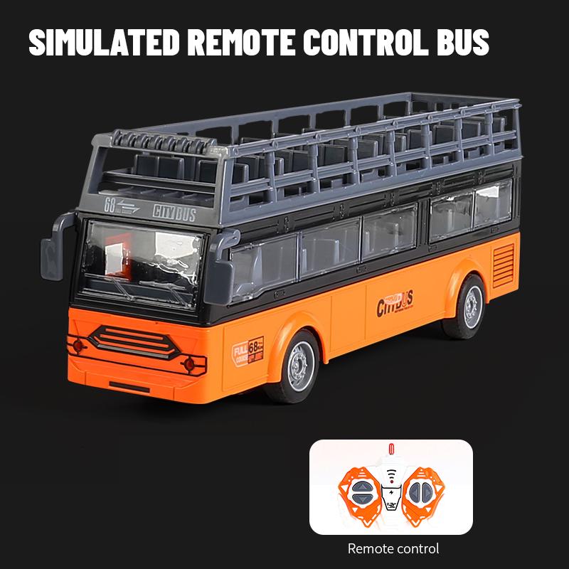 1/30 Rc Bus Remote Control Car School Bus Ambulance Tuck Tour Bus Model Double Decker Bus Electric Car Boys Toys Birthday Gifts