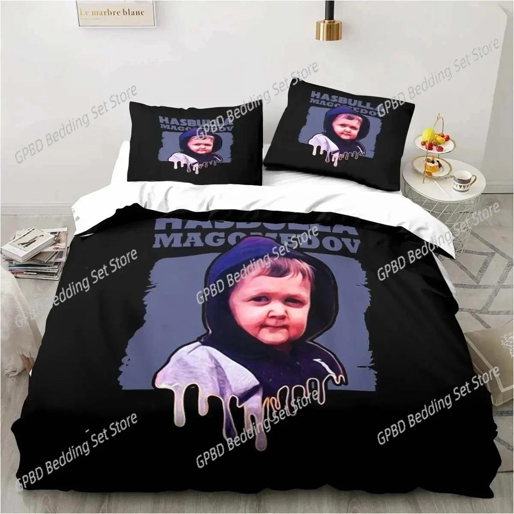 Comforter Hasbulla Magomedov Fighting Meme Bedding Set Bedroom Soft Modern S Comefortable And