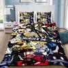 3D Print M-Murder D-Drones Bedding Set 3Pcs Bedroom Single Double Size Duvet Cover Pillowcase for Adult Boys Girls