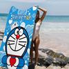 Funny Cartoon D-Doraemones Movie Microfiber Printed Beach Towel Mountain Climbing Yoga Beach Swimming Running Absorbent Towel