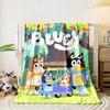Bluey Family Cartoon Blanket bedroom Blanket for Livingroom Couch lunch break Soft Cozy throw for Friend's festival Gift
