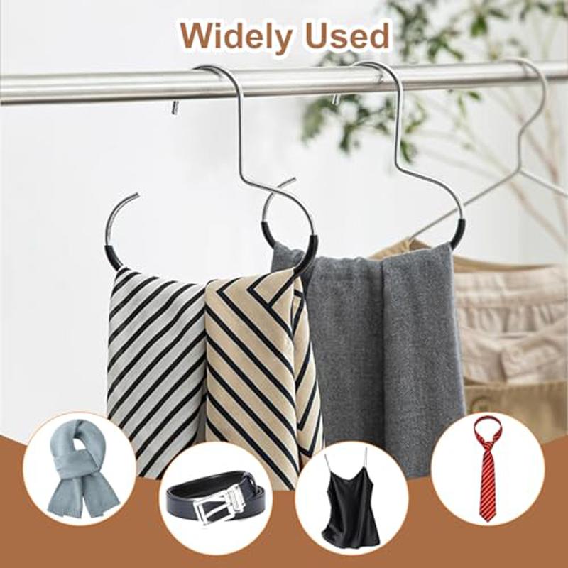 5-Pack Hat Storage Bags, Wardrobe Belt Hanger, Space-Saving Organizer for Closet, Scarf Storage Bags for Baseball Caps