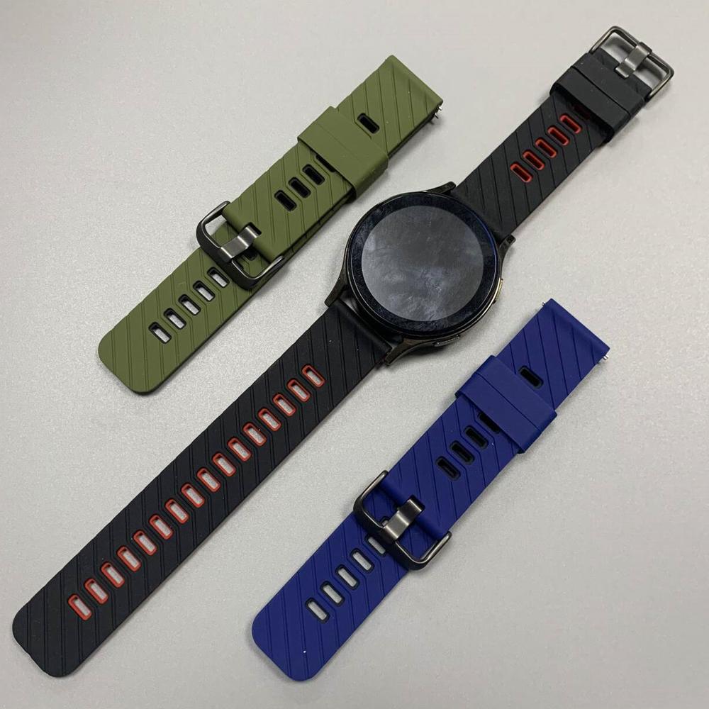 Cinturino da polso in silicone da 22 mm per HUAWEI WATCH 5 4pro/GT6 5 Pro/GT 5 6 4 3 46mm Runner Ultimate Braccialetto Accessori Cinturino per Orologio Sportivo