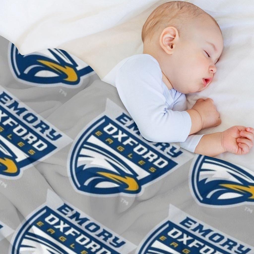 Emory U Eagles Throw Blanket Decorative Sofas Soft Plaid Luxury Weighted Blankets