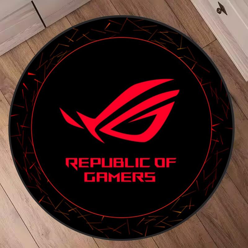 Alfombrilla de Suelo para Gaming Duradera Inspirada en ROG para Uso en Oficina y Silla Alfombra con Diseño Pashia Alfombra Suave Perfecta para Entusiastas del Gaming