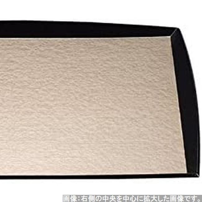 Made in Perfect as a 4 Shaku High Watarase Long Rectangular Wood Champagne Small x x J-kitchens Placemat, Japan, Gift, Tray, (1.5 ft) Rim, Grain,