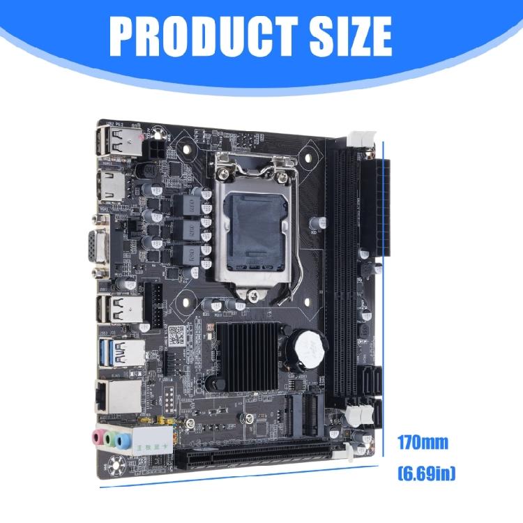 B75M-I Mini-ITX DDR3 RAMs Supported Motherboards With M.2 NVMe Supports LGA 1155 CPUs for Fast Data Transfer