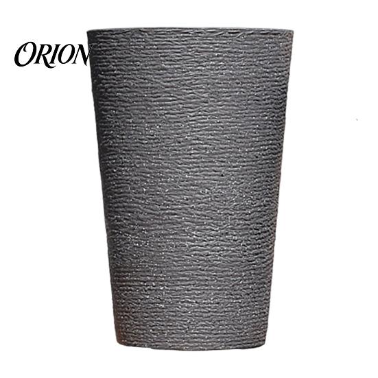 Large Capacity Planter for Tall Plants Round Flower Pot with Drainage Holes, 17 Inch Stone-Look Durable Weather Resistant Decorative Container