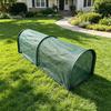 Safe Poultry Enclosure for Outdoors Foldable Chicken Tunnel, Portable Run, Instant Setup, Predator Netting Proof Run Outdoor Yard Protection