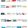 Aviation Travel Boarding Pass Stickers - Airline Tickets & Creative Pattern Labels for Laptops