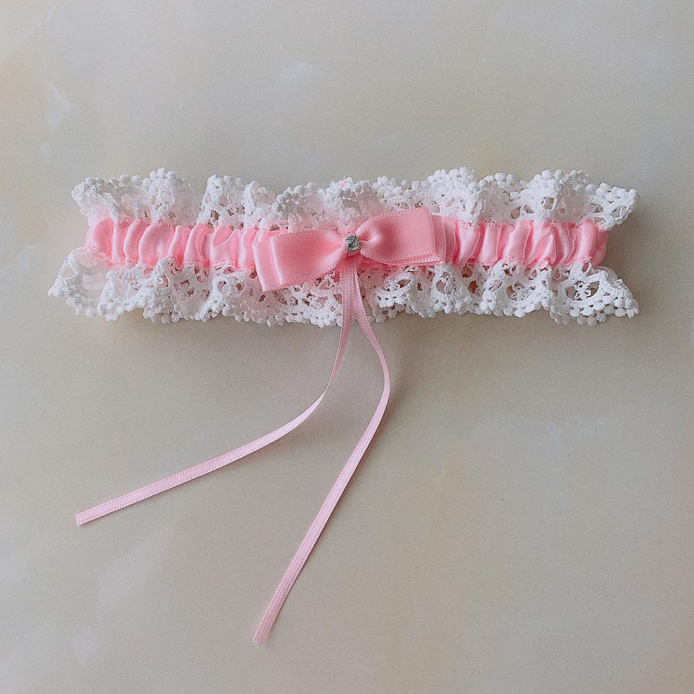 Kasure Hurtownia Kobiety Dziewczyna Księżniczka Cosplay Wesele Impreza Ślubna Koronka Kwiatowy Niebieski Noga Pierścień Pętla Pończocha Pas Do Pończoch