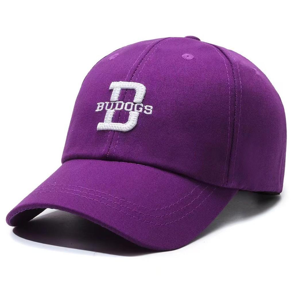 Embroidery Letters D Peaked Cap Outdoor Breathable Men Women Sun Small Show