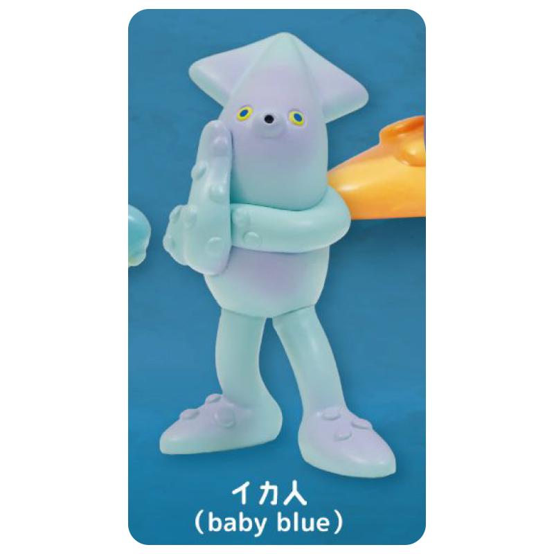 Japan Octopus Man Figurine Colorful Squid Person Mini Animal Toy Collectible Gashapon Action Figure Model Toys
