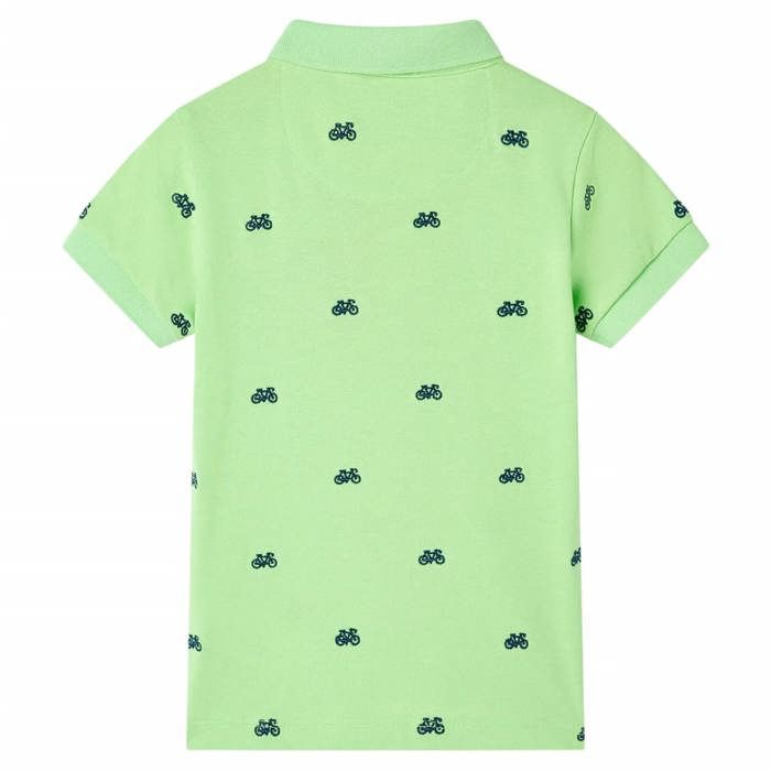 Polo pour enfants vert fluo 92/104/116/128/140